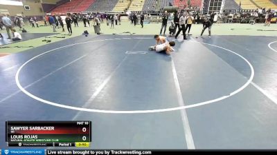 62-70 lbs Cons. Semi - Sawyer Sarbacker, WI vs Louis Rojas, Natural Athlete Wrestling Club