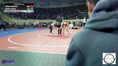 123 lbs Consi Of 16 #2 - Caden Greeson, Norman Grappling Club vs Tommy White, Anadarko