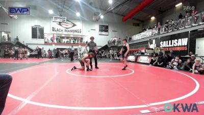 130-140 lbs Rr Rnd 2 - Jax Reeves, Checotah Matcats vs Jaxston Cottrell, Brushy Wrestling Club