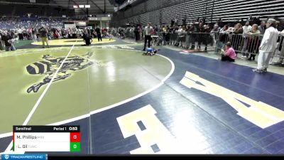 62 lbs Semifinal - Luciano Gil, Toppenish USA Wrestling Club vs Myryn Phillips, Mat Rats Rebooted