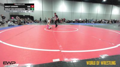 60 lbs Rr Rnd 4 - Kinley Leonard, POWA K-6 vs Kinsley (KK) Kothenbeutel, Funky Singlets K-6