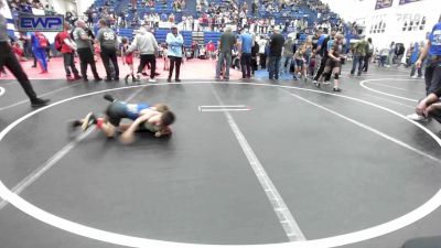 52 lbs Consi Of 4 - Cutter Bledsoe, Woodland Wrestling Club vs Paxton Blood, Blaine County Grapplers