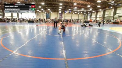 126 lbs Round Of 128 - Jonathan Emma, PA vs Andrew Spencer, NY
