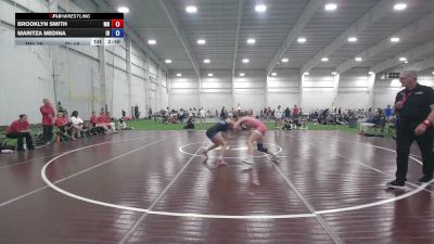 100 lbs Brooklyn Smith, Minnesota vs Maritza Medina, Idaho
