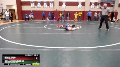 55-59 lbs Round 5 - Rease Pugh, Webo Youth WC vs Benjamin Rutledge, Franklin Central WC