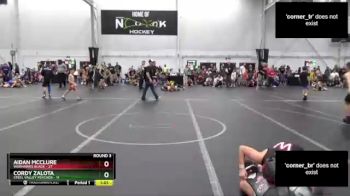 88 lbs Round 3 (6 Team) - Aidan McClure, Warhawks Black vs Cordy Zalota, Steel Valley Psychos