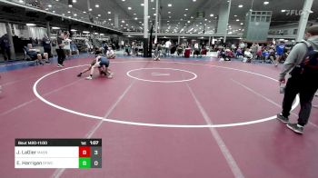 108 lbs Semifinal - Julian LaGier, Mat Assassins Gray vs Eli Harrigan, Sly Fox Wrestling Club Gray