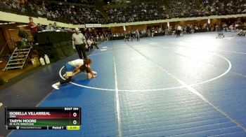 124 lbs Cons. Semi - Isobella Villarreal, Iowa vs Taryn Moore, DC Elite Wrestling