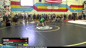 132 lbs Champ. Round 1 - Wyatt Foster, Kelly Walsh vs Ace Kiel, Wheatland