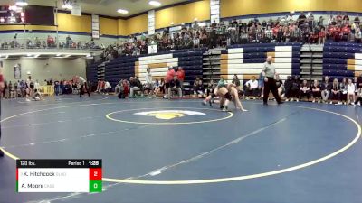 120 lbs. Semifinal - Kaylan Hitchcock, Olathe North vs Annie Moore, Cassville