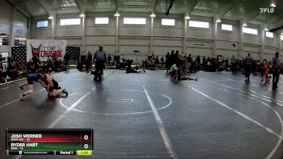 92 lbs Round 4 (10 Team) - Ryder Hart, DWA vs Josh Werner, NOVA WC