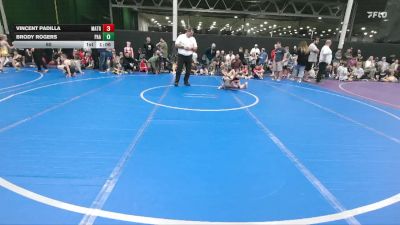 60 lbs Round 2 (6 Team) - Vincent Padilla, Mat Assassins Red vs Brody Rogers, PA Alliance
