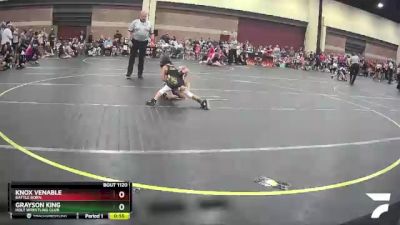 47 lbs Round 2 - Knox Venable, Battle Born vs Grayson King, Holt Wrestling Club