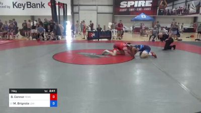 74 kg Round Of 128 - Brandon Connor, Pennsylvania vs Max Brignola, Lehigh Valley Wrestling Club