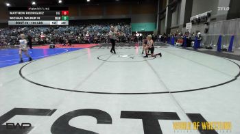 100 lbs Consolation - Matthew Rodriguez, The Valley Wrestling Club vs Michael Wilbur III, Brawler Elite