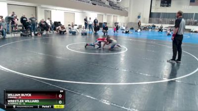 84 lbs Finals (2 Team) - William Buyck, TMBWWG vs Wrestler Williard, Alternate #2