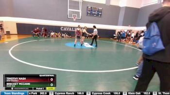 190 lbs Quarterfinal - Timothy Nash, New Waverly vs Brecket McCann, Klein Oak