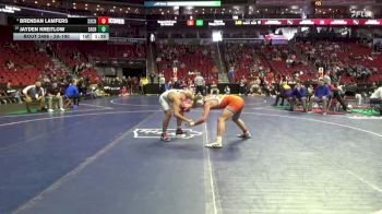 2A-190 lbs Cons. Round 4 - Jayden Kreitlow, Eagle Grove vs Brendan Lamfers, Sioux Center