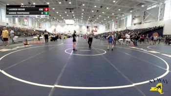 107 lbs 1st Place Match - Agnes Terpening, Brawler Elite vs Lauren Mohr, Alliance Saratoga Wrestling Club