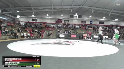 157 lbs Cons. Round 6 - James Hoskinson, McKendree vs Ben Durocher, Wisconsin-Parkside