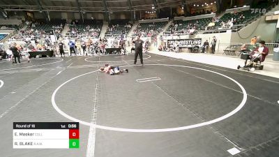 49 lbs Round Of 16 - Easton Meeker, Collinsville Cardinal Youth Wrestling vs ROWDY BLAKE, R.A.W.