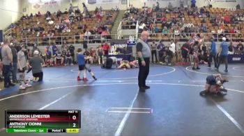 63 lbs Cons. Round 3 - Anthony Cionni, St Gertrude vs Anderson LeMester, Waynesville Spartans