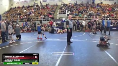 63 lbs Cons. Round 3 - Anthony Cionni, St Gertrude vs Anderson LeMester, Waynesville Spartans