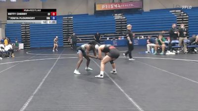124 lbs Champ. Round 2 - Tonya Flournory, Unattached vs Betty Cherry, Emmanuel University