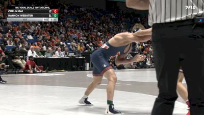 157 lbs Semis & 3rd Wb (16 Team) - Collin Gaj, Virginia Tech vs Kannon Webster, Illinois
