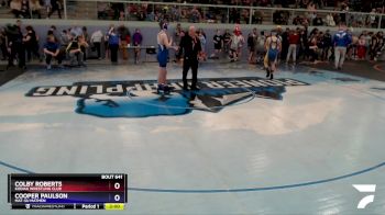 135 lbs X Bracket - Cooper Paulson, Mat-Su Matmen vs Colby Roberts, Kodiak Wrestling Club