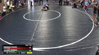 105 lbs Quarterfinal - Ulysses Moreno, Immanuel Wrestling vs Maximus Chavez, Alpha Dawg