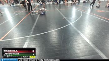 50-50 lbs Round 2 - Holden Liesch, NW Spartans Wrestling vs Jadon Whitaker, Mat Demon WC