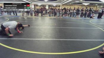 40 lbs Semifinal - Benjamin Saenz, Threshold WC vs Leland Cabiles, Silvaback Training Center