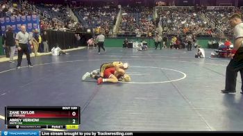 3A 106 lbs Semifinal - Zane Taylor, St. Stephens vs Abrey Verhow, White Oak