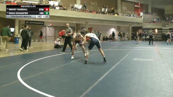 133 Championship Bracket 7th Place Match - Noah Schaefer, Zumbrota-Mazeppa vs Brody Randall, Watertown