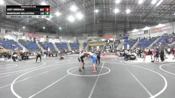 215 lbs Semifinal - Joey Grimaldi, Westy Wolves vs Marcelino Bellacosa, Lakewood High School