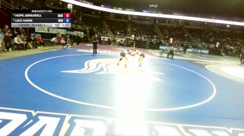 120 lbs Champ. Round 1 - Hope Ammarell, Dansville vs Luci Hawn, Irondequoit