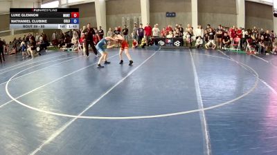 80 lbs Quarters - Luke Glennon, Montana vs Nathaniel Clubine, Colorado