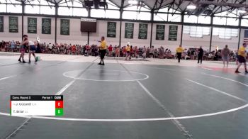 97-105 lbs Cons. Round 3 - Jaiden Uccardi, Bolingbrook Jr. Raiders vs Tavarius Briar, Alber Athletics