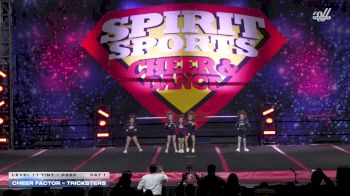 Cheer Factor - TRICKSTERS [2025 L1.1 Tiny - PREP Day 1] 2025 Spirit Sports Worcester Nationals