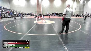 115 lbs Champ. Round 2 - Adrianna Laramie, Little Axe vs Aubrie Cooper, Millard South