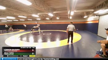 138 lbs Quarterfinal - Connor Knudsen, Timpanogos Wrestling vs Brax Tapia, Carbon Raptors