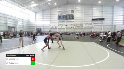 130 lbs Semifinal - Gage Nielson, Canyon View vs Christopher Walker, Spring Valley HS