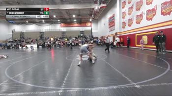 126 lbs Cons. Round 5 - Josh Zimmer, Teays Valley vs Ved Desai, Revere