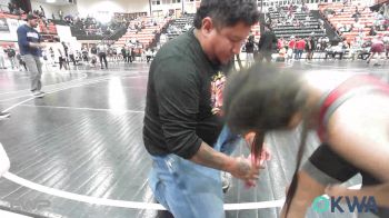 49-55 lbs Rr Rnd 3 - Laylen Parish, Wagoner Takedown Club vs Maisyn Malone, Bartlesville Wrestling Club