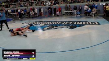 94 lbs Round 3 - Kendall Humbert, Marathon Wrestling Club vs Esabella Arvelo, Chugach Eagles Wrestling Club