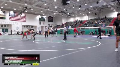 157 lbs 11th Place Match - Kevyn Rodriguez, Indianapolis Arsenal Tech vs Dylan Nunez, Purdue Polytech Broadripple