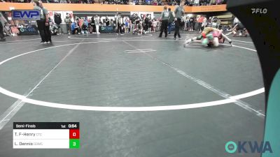 76 lbs Semifinal - Ted Fuggett-Henry, Comanche Takedown Club vs Liam Dennis, D3 Wrestling Cluib