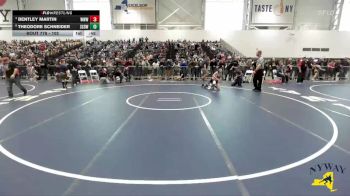 102 lbs Quarterfinal - Bentley Martin, Warrior Warehouse Wrestling vs Theodore Schneider, SV Saber Den Wrestling
