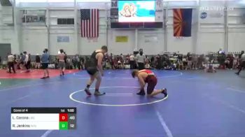 195 lbs Consi Of 4 - Logan Corona, Livermore Elite vs Riley Jenkins, Interior Grappling Academy
